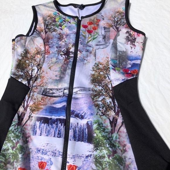 2 colorful zip-up dresses. Wmns L - Picture 4 of 7